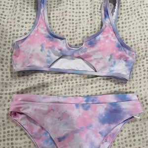 High waisted bikini with peep top BRAND NEW model shown for reference
